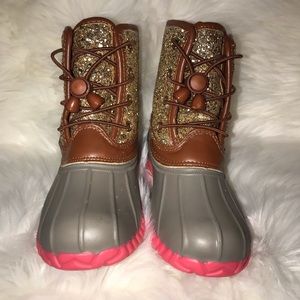 Glitter Boots - Girls Size 13